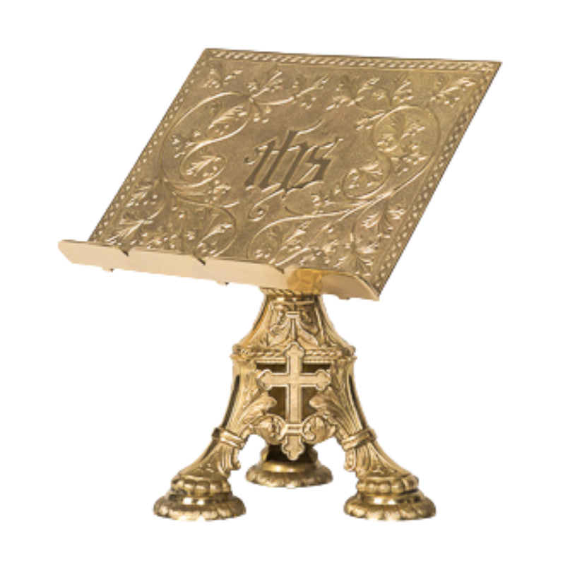 Solid Brass Adjustable Missal Stand — Agapao Store
