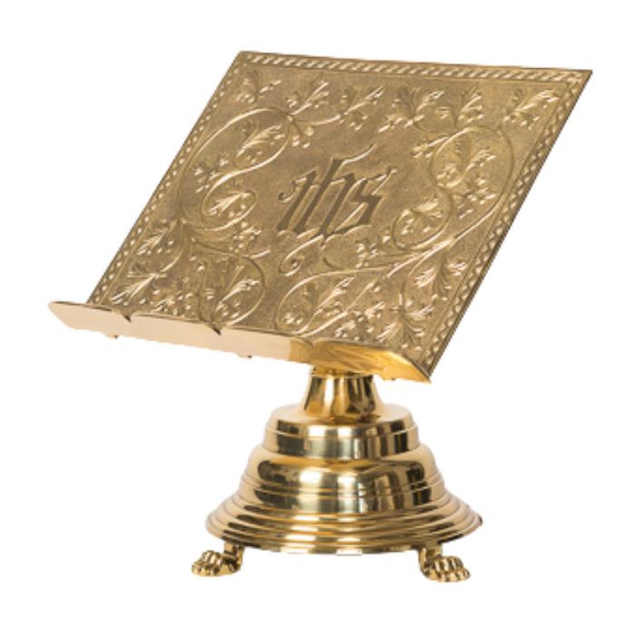 Solid Brass Adjustable Height Bible Missal Stand