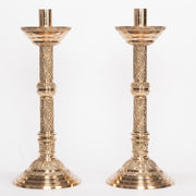 Solid Brass Altar Candlestick - 18.5inch