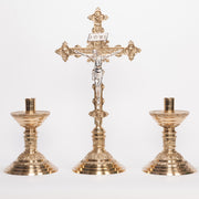 Solid Brass Altar Candlestick - 8.5inch
