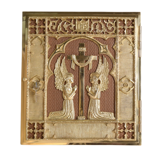 Solid Brass Angels Tabernacle Door and Frame