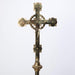 Solid Brass Processional Cross Solid brass Processional cross with Silver plated accents and highlights. Processional cross on smooth brass pole.