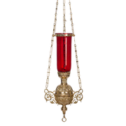 Solid Brass Hanging Sanctuary Lamp