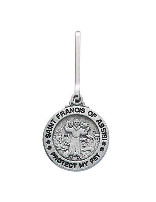 Engravable St. Francis of Assisi SM Zinc Pet Medal Engravable St. Francis of Assisi Zinc Pet Medal Engravable St. Francis of Assisi  Pet Medal