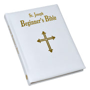 St. Joseph Beginner's Bible - White Imitation Leather