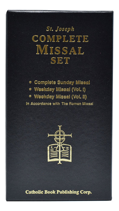 St. Joseph Daily And Sunday Missals - Complete Gift Box 3-Volume Set