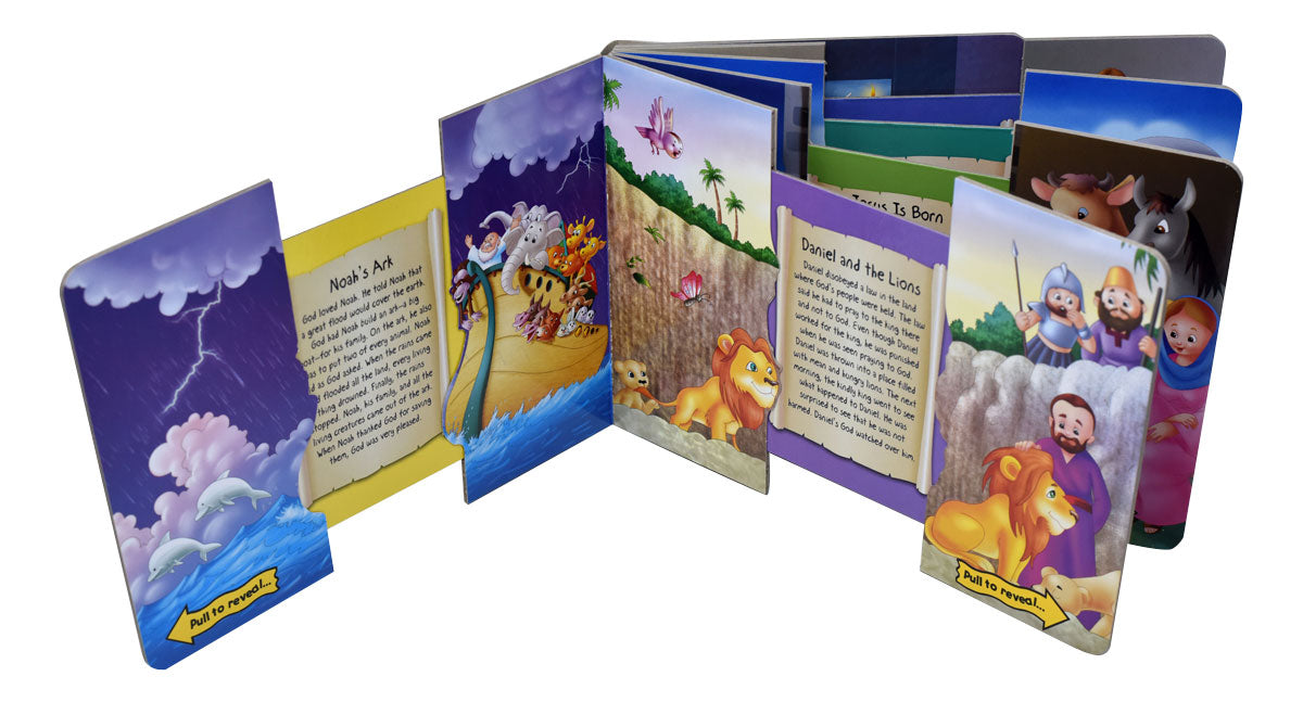 St. Joseph Hide & Slide Bible Stories - 4 Pieces Per Package