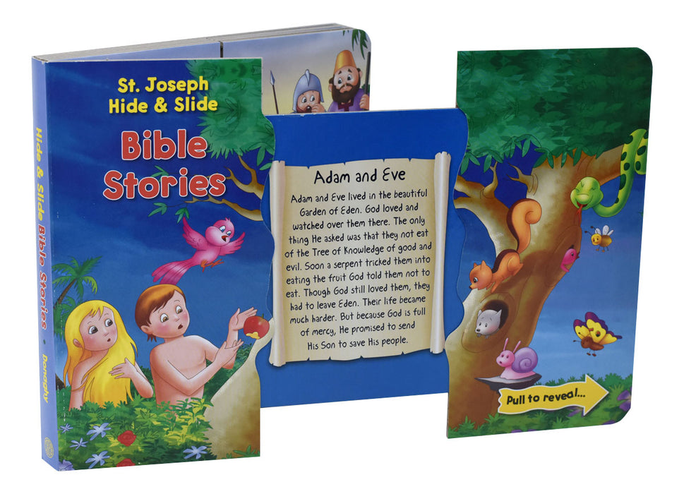 St. Joseph Hide & Slide Bible Stories - 4 Pieces Per Package