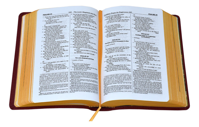 St. Joseph NABRE (Personal Size Gift Edition) - Burgundy