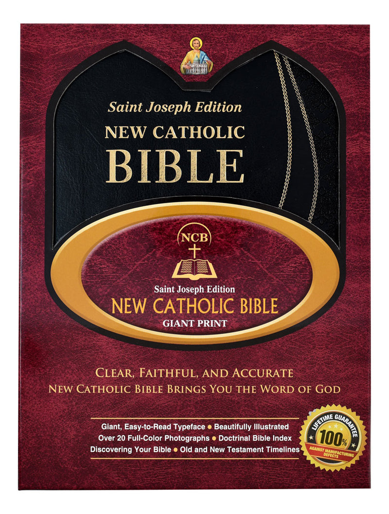 St. Joseph New Catholic Bible (Giant Type) - Black