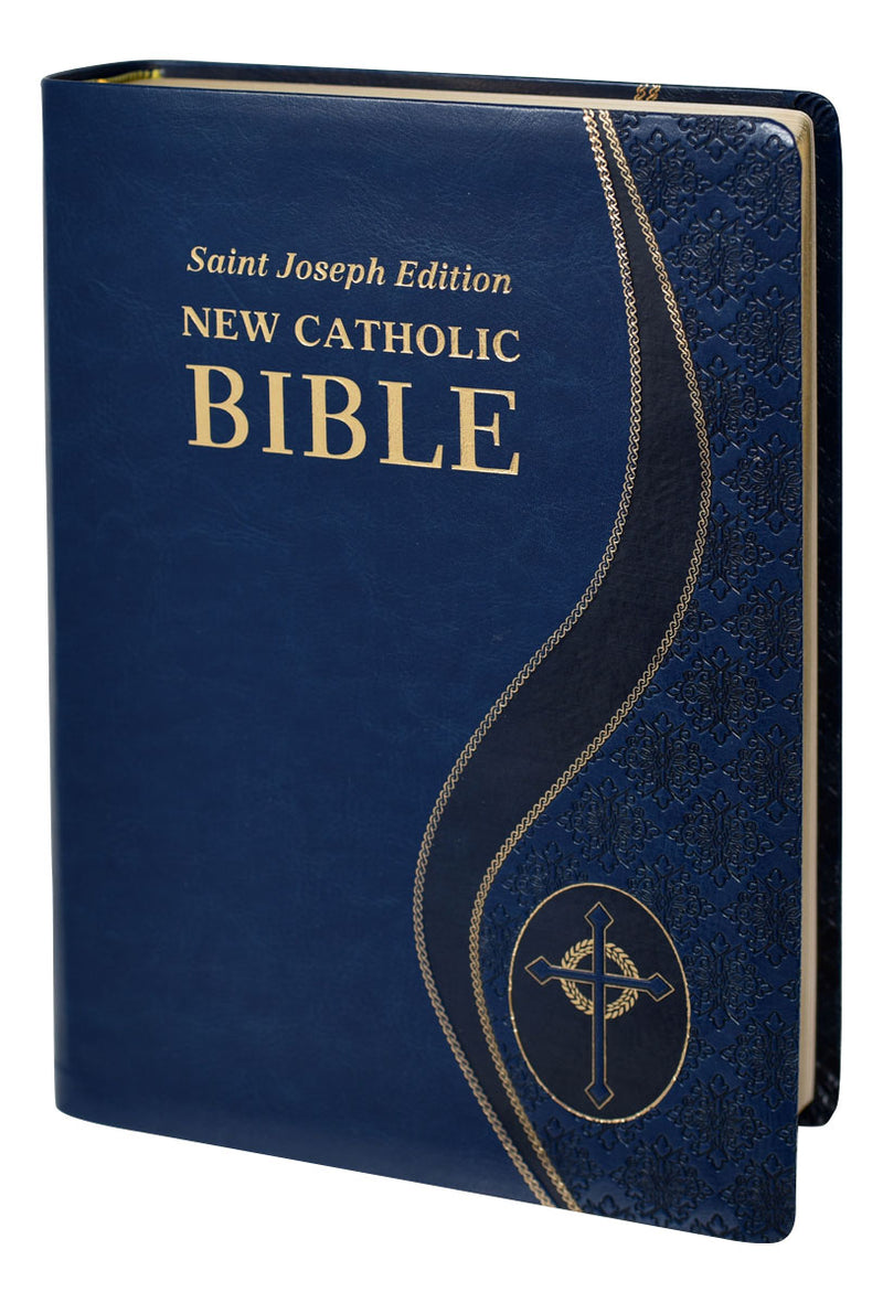 St. Joseph New Catholic Bible (Giant Type) - Blue