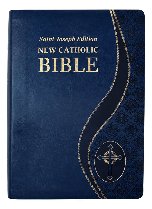 St. Joseph New Catholic Bible (Giant Type) - Blue