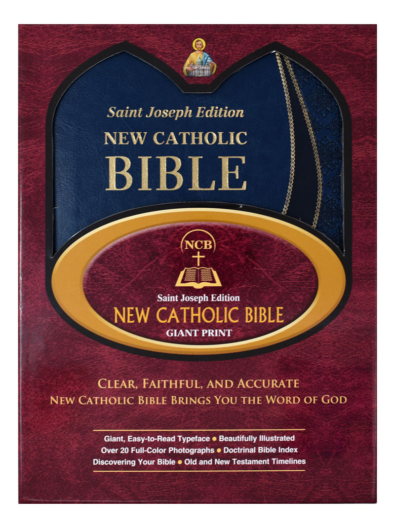 St. Joseph New Catholic Bible (Giant Type) - Blue