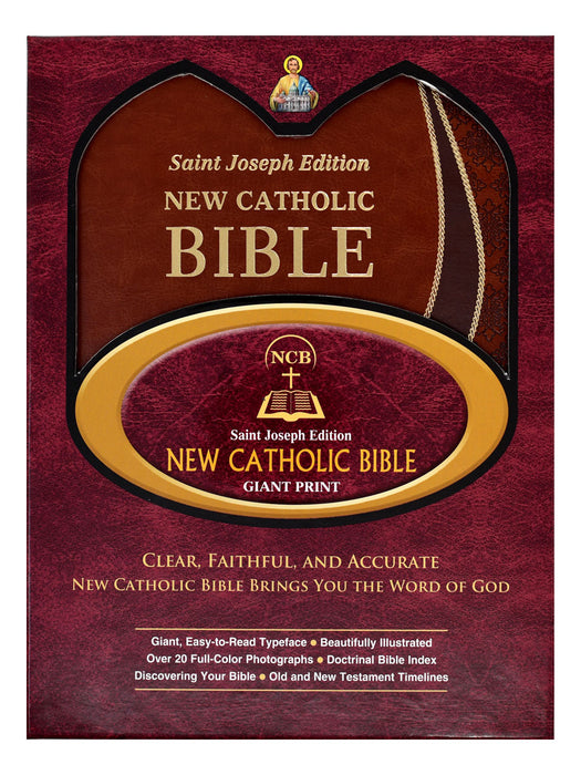 St. Joseph New Catholic Bible (Giant Type) - Brown