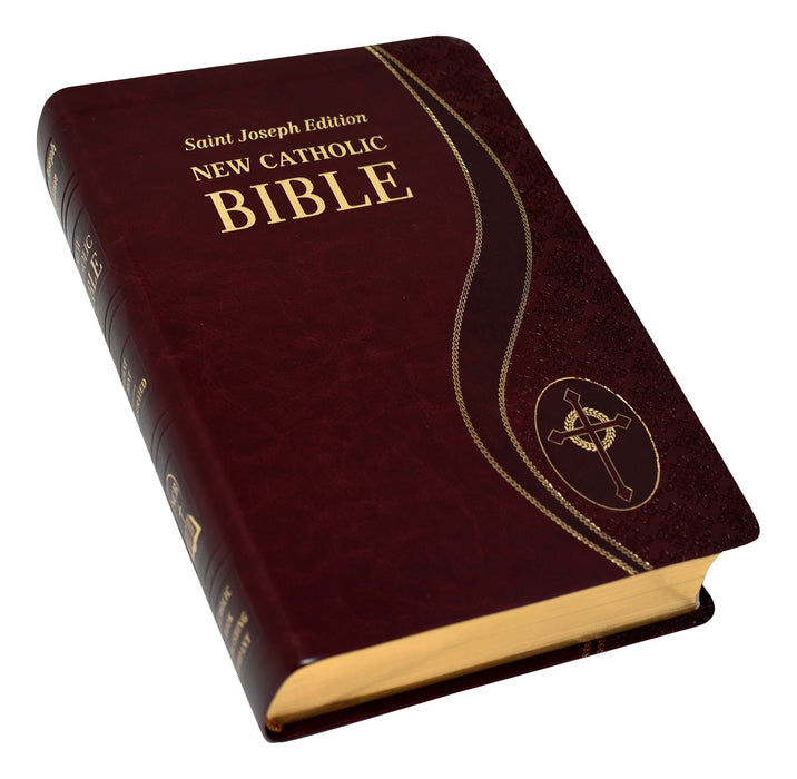 St. Joseph New Catholic Bible (Giant Type) - Burgundy