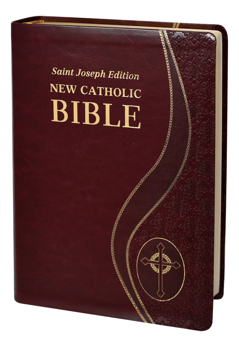 St. Joseph New Catholic Bible (Giant Type) - Burgundy