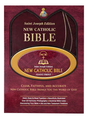 St. Joseph New Catholic Bible (Giant Type) - Burgundy
