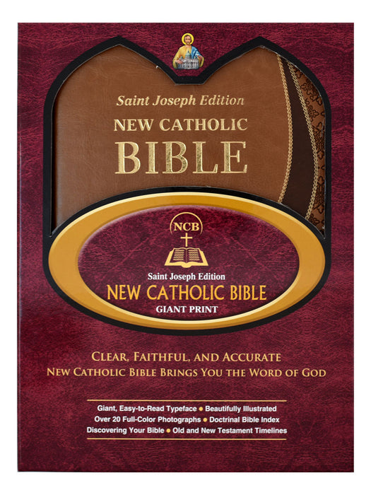 St. Joseph New Catholic Bible (Giant Type) - Tan