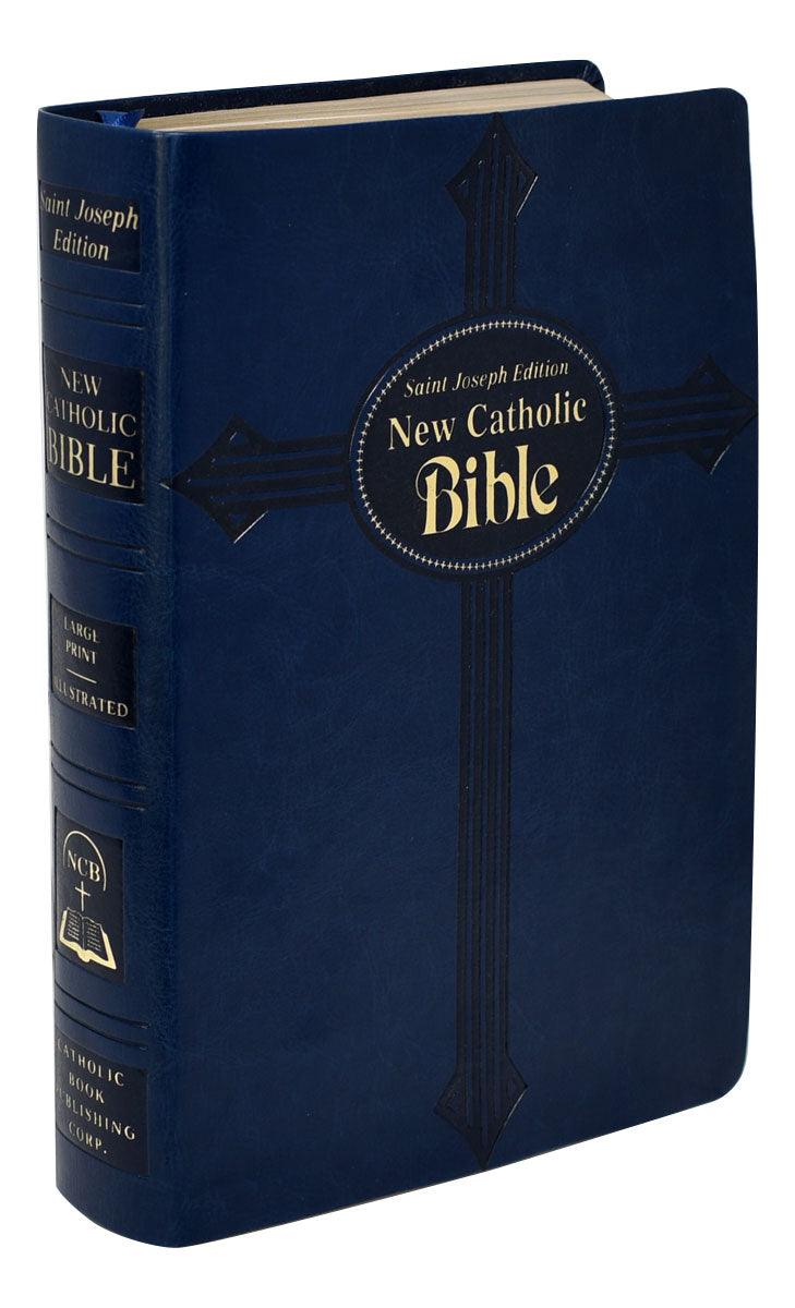 St. Joseph New Catholic Bible (Gift Edition - Large Type) - Blue