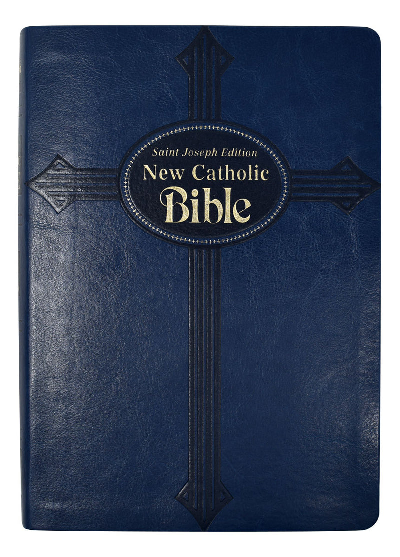 St. Joseph New Catholic Bible (Gift Edition - Large Type) - Blue