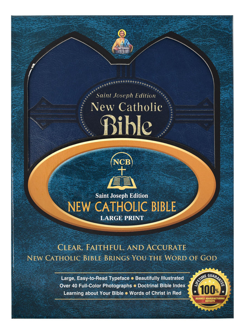 St. Joseph New Catholic Bible (Gift Edition - Large Type) - Blue