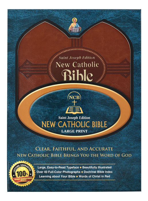 St. Joseph New Catholic Bible (Gift Edition - Large Type) - Brown