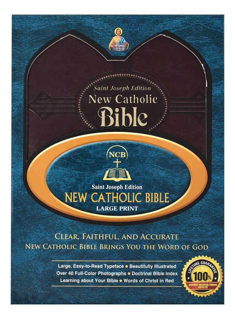 St. Joseph New Catholic Bible (Gift Edition - Large Type) - Burgundy