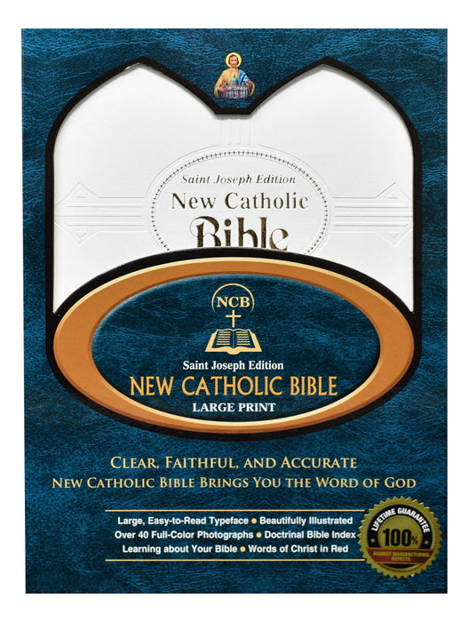 St. Joseph New Catholic Bible (Gift Edition - Large Type) - White