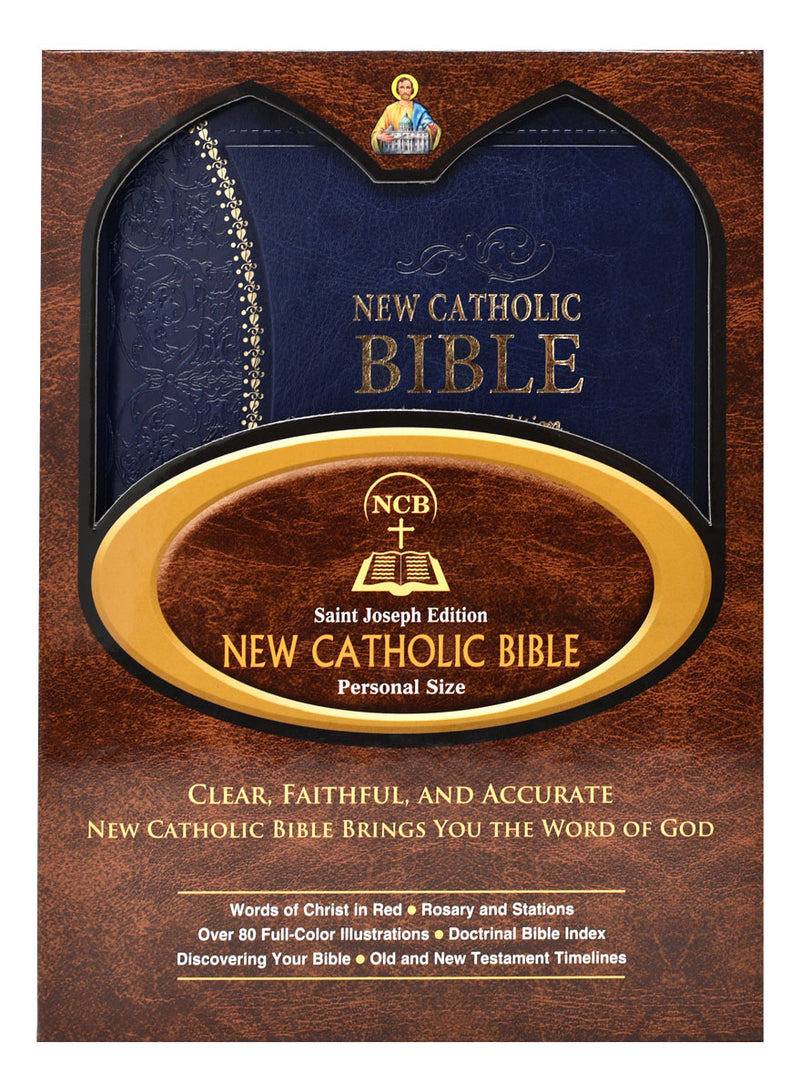 St. Joseph New Catholic Bible (Gift Edition-Personal Size) - Blue Dura-Lux