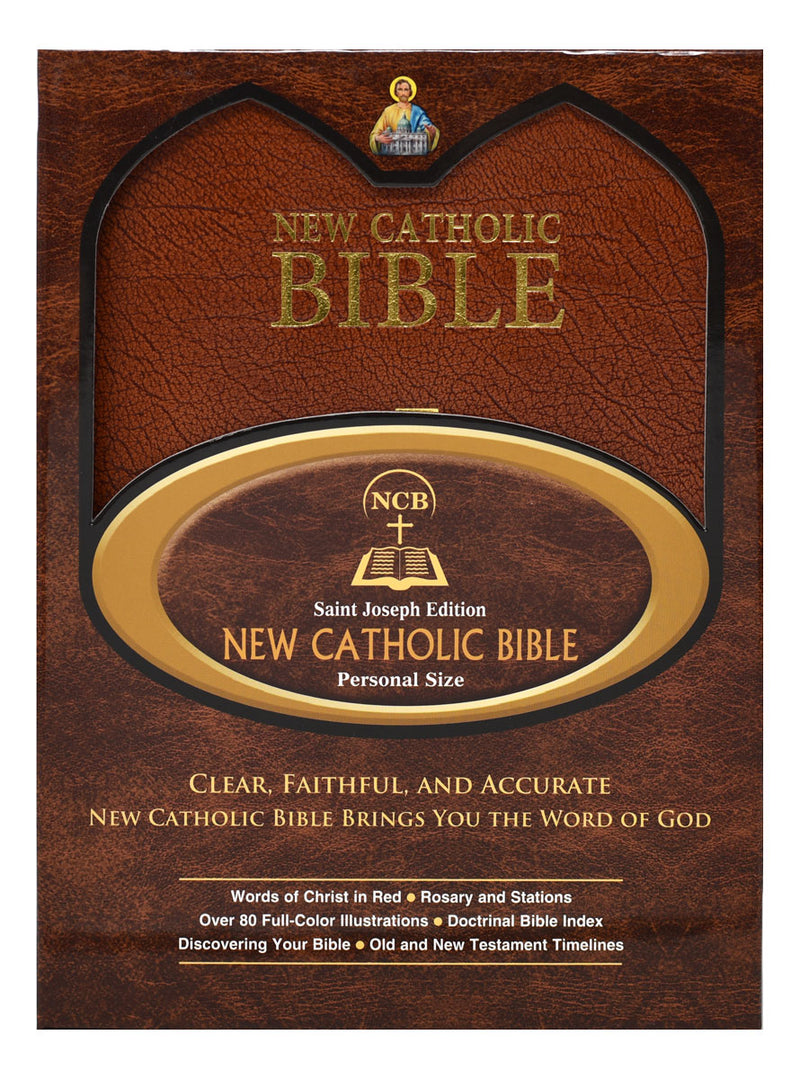 St. Joseph New Catholic Bible (Gift Edition-Personal Size) - Brown Bonded Leather