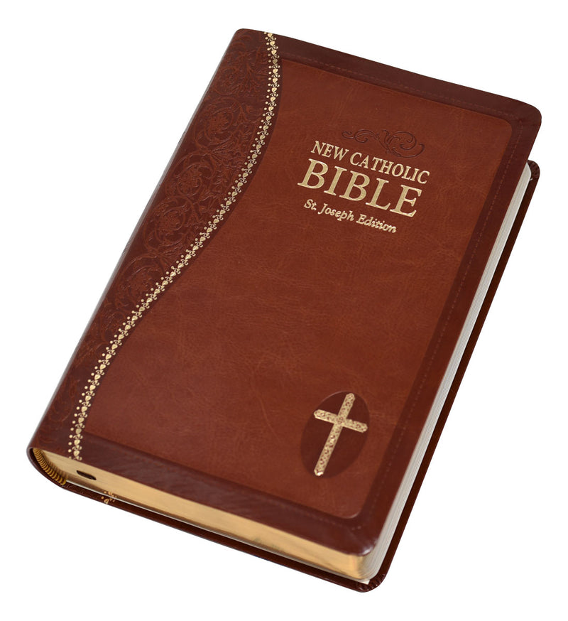 St. Joseph New Catholic Bible (Gift Edition-Personal Size) - Brown Dura-Lux