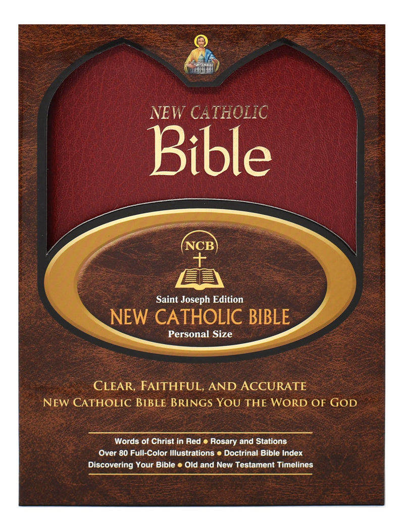 St. Joseph New Catholic Bible (Gift Edition-Personal Size) - Burgundy