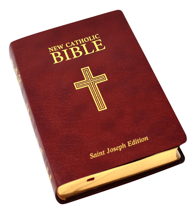 St. Joseph New Catholic Bible (Gift Edition-Personal Size) - Burgundy Bonded Leather