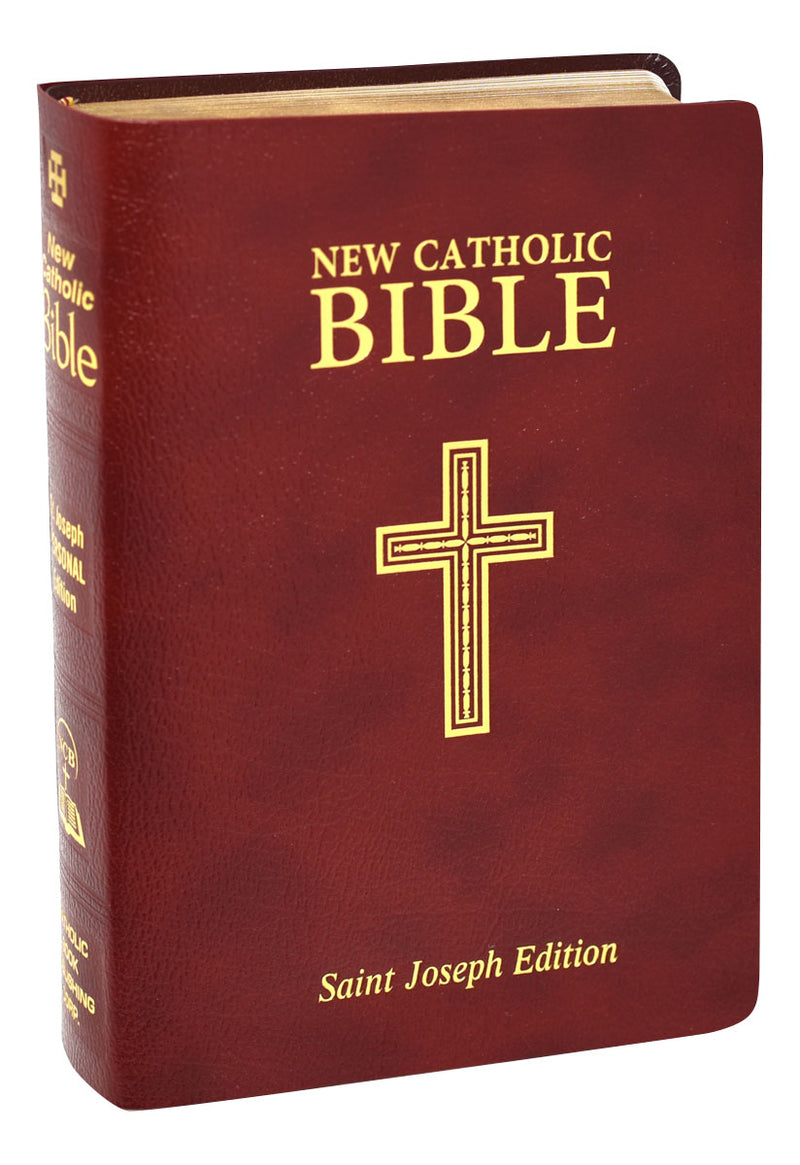 St. Joseph New Catholic Bible (Gift Edition-Personal Size) - Burgundy Bonded Leather