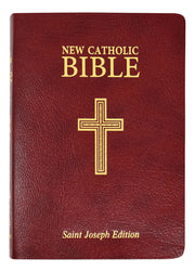 St. Joseph New Catholic Bible (Gift Edition-Personal Size) - Burgundy Bonded Leather