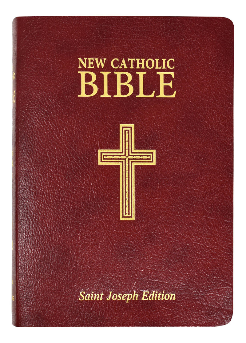 St. Joseph New Catholic Bible (Gift Edition-Personal Size) - Burgundy Bonded Leather