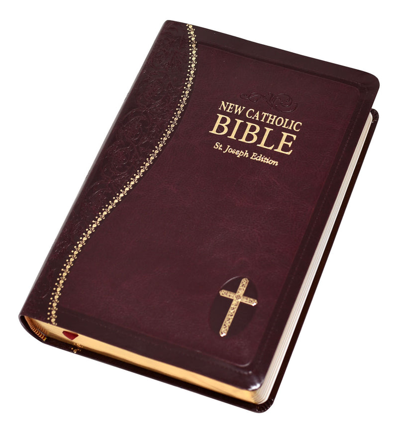 St. Joseph New Catholic Bible (Gift Edition-Personal Size) - Burgundy Dura-Lux