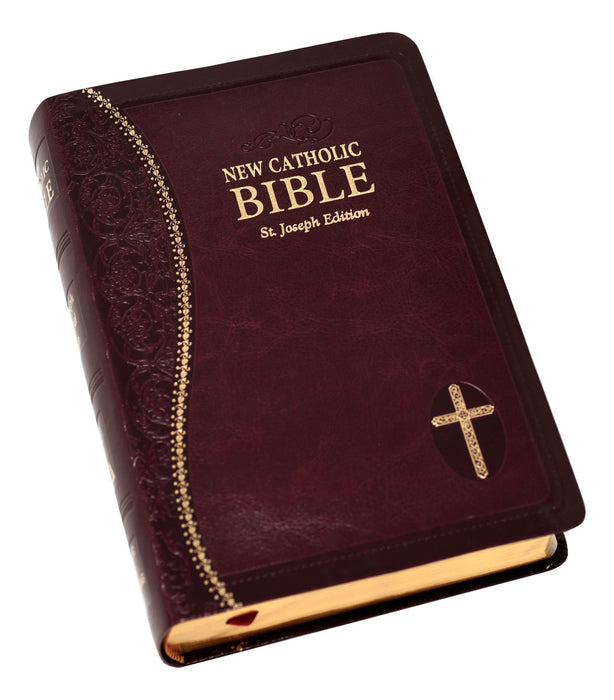 St. Joseph New Catholic Bible (Gift Edition-Personal Size) - Burgundy Dura-Lux