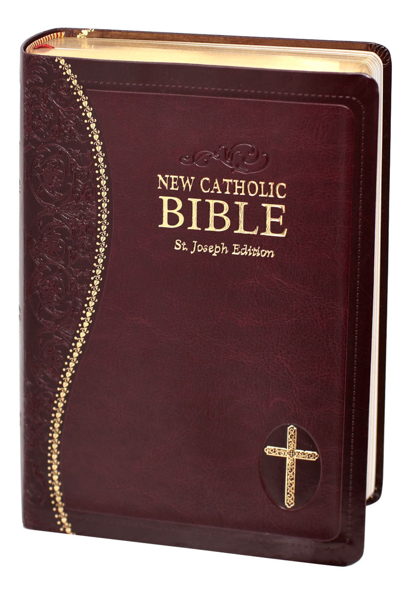 St. Joseph New Catholic Bible (Gift Edition-Personal Size) - Burgundy Dura-Lux