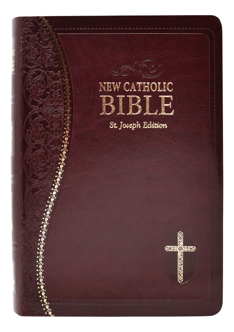 St. Joseph New Catholic Bible (Gift Edition-Personal Size) - Burgundy Dura-Lux