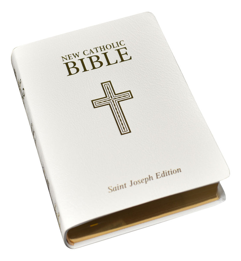 St. Joseph New Catholic Bible (Gift Edition-Personal Size) - White Bonded Leather