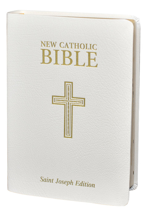St. Joseph New Catholic Bible (Gift Edition-Personal Size) - White Bonded Leather