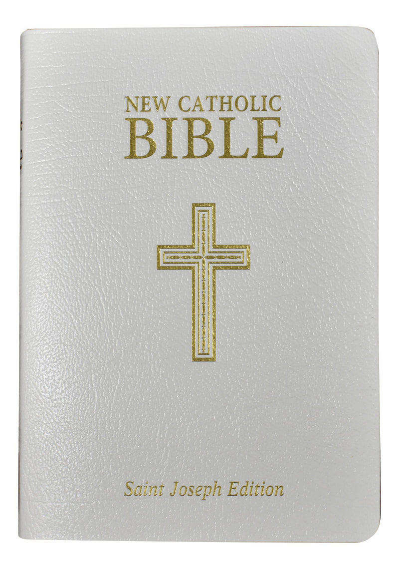 St. Joseph New Catholic Bible (Gift Edition-Personal Size) - White Bonded Leather