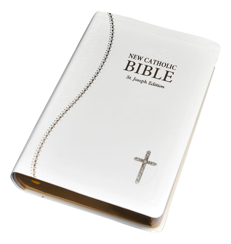 St. Joseph New Catholic Bible (Gift Edition-Personal Size) - White Dura-Lux