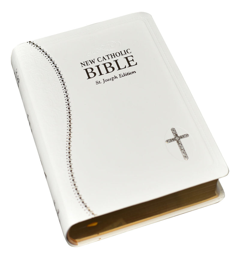 St. Joseph New Catholic Bible (Gift Edition-Personal Size) - White Dura-Lux
