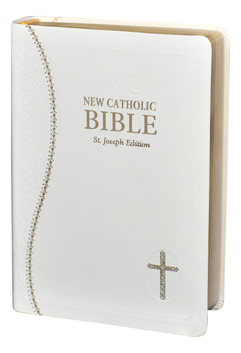 St. Joseph New Catholic Bible (Gift Edition-Personal Size) - White Dura-Lux