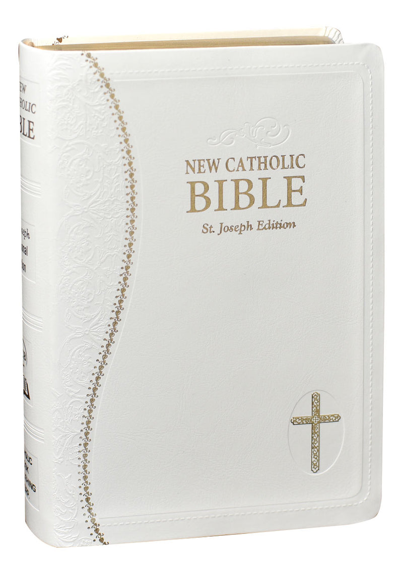 St. Joseph New Catholic Bible (Gift Edition-Personal Size) - White Dura-Lux