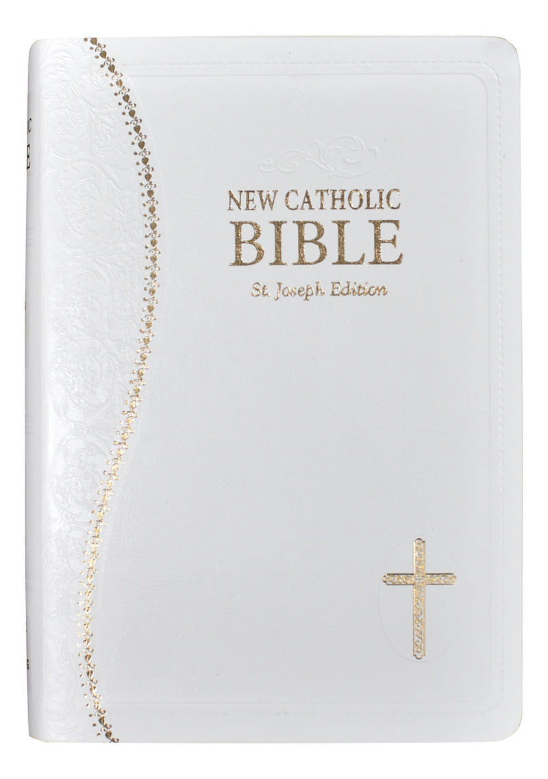 St. Joseph New Catholic Bible (Gift Edition-Personal Size) - White Dura-Lux