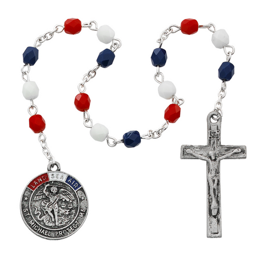 St. Michael Multi Colored Chaplet Catholic Gifts Catholic Presents Gifts for all occasion