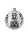 Sterling Patron Saint Patricia Medal with 18" Chain Holy Medals Holy Medal Necklace Medals for Protection Necklace for Protection  with 18" Chain necklace